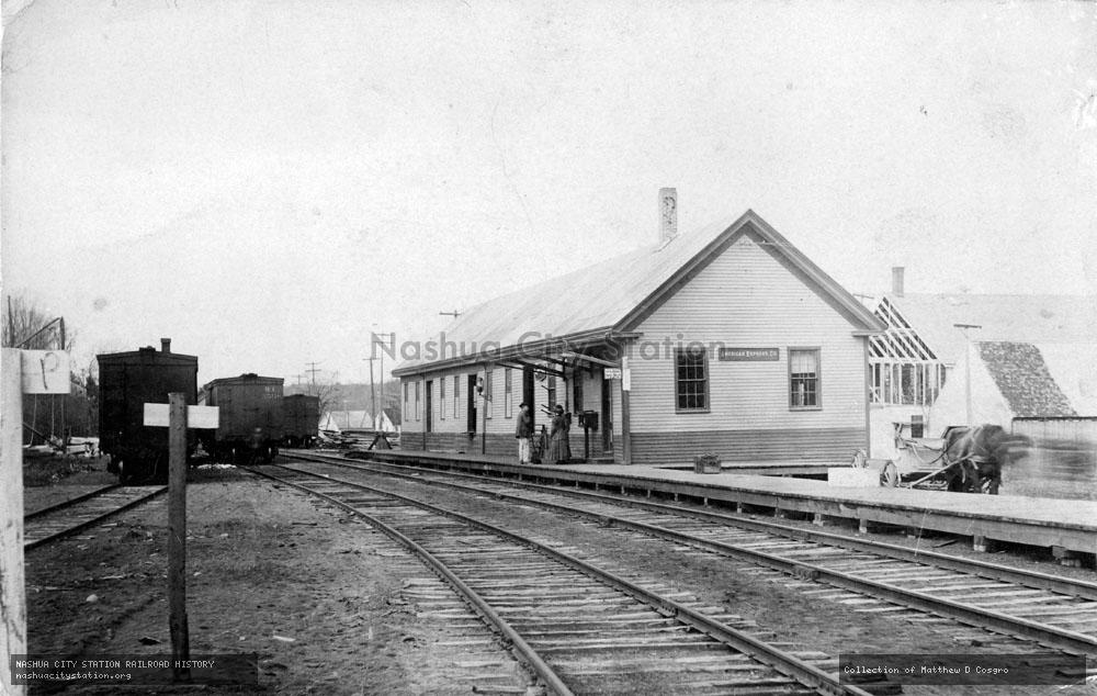 Postcard: Railroad Station, Norridgewock, Maine